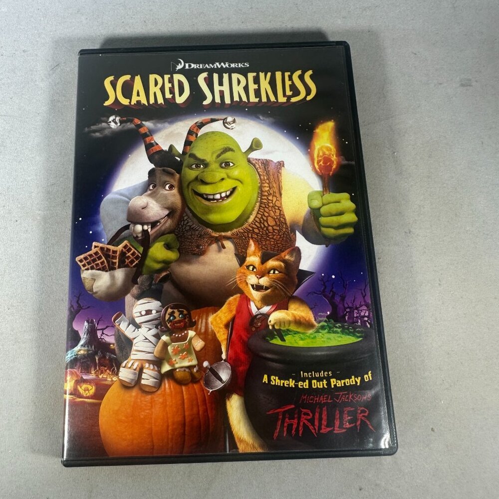 Scared Shrekless DVD 2010 Animated Halloween Movie DreamWorks Not Rated NTSC